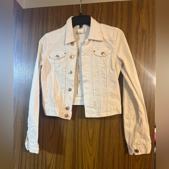 H&M Jackets & Blazers - White jean jacket